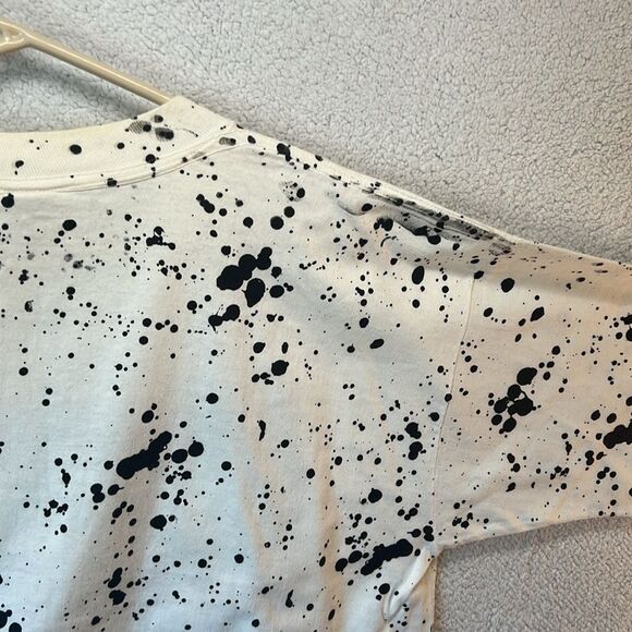 Disney Mickey Mouse Vintage Single Stitch Short Sleeve Splatter Print Graphic - Picture 10 of 16